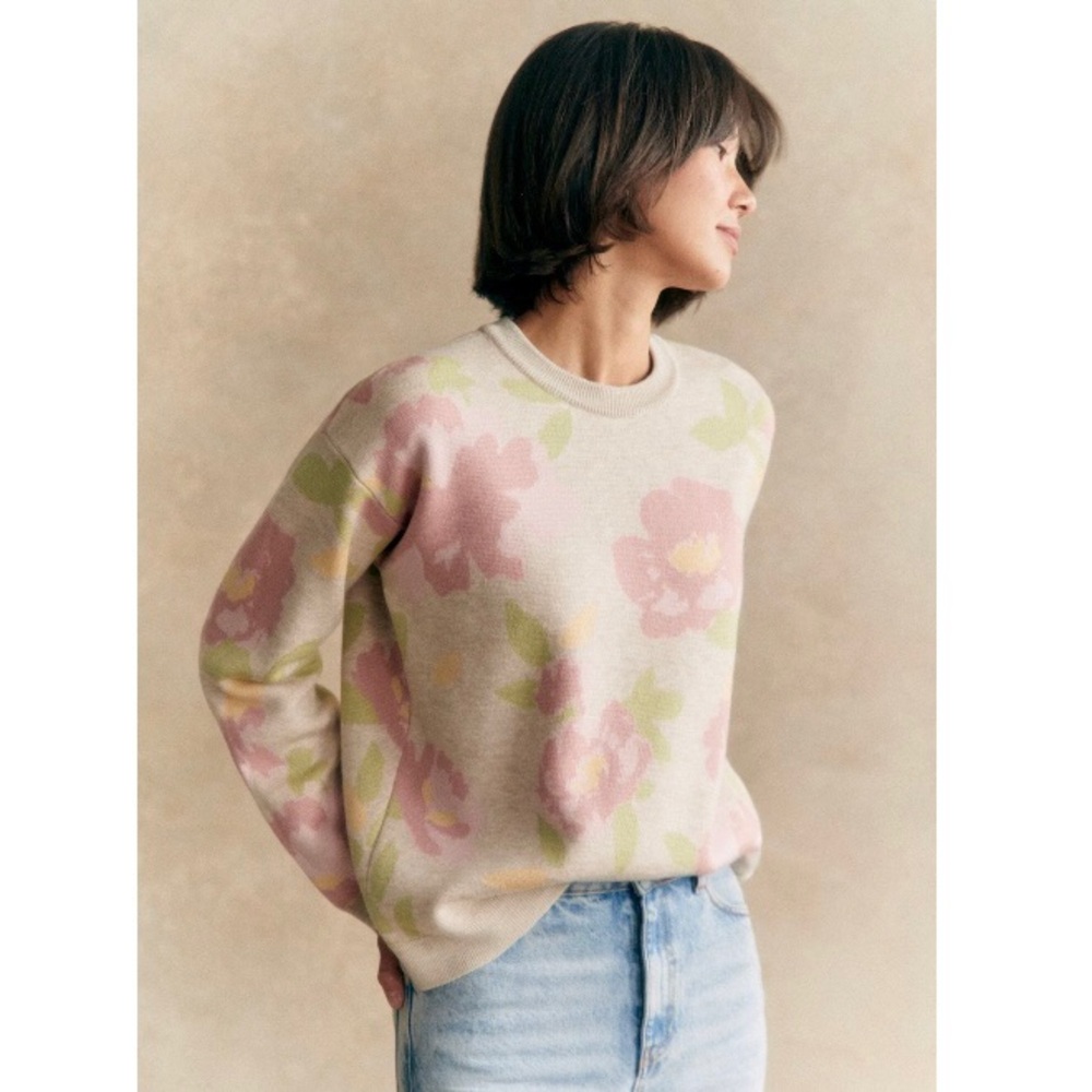 🌿|NWT| Sézane Beatrice Jumper in Pastel Flowers